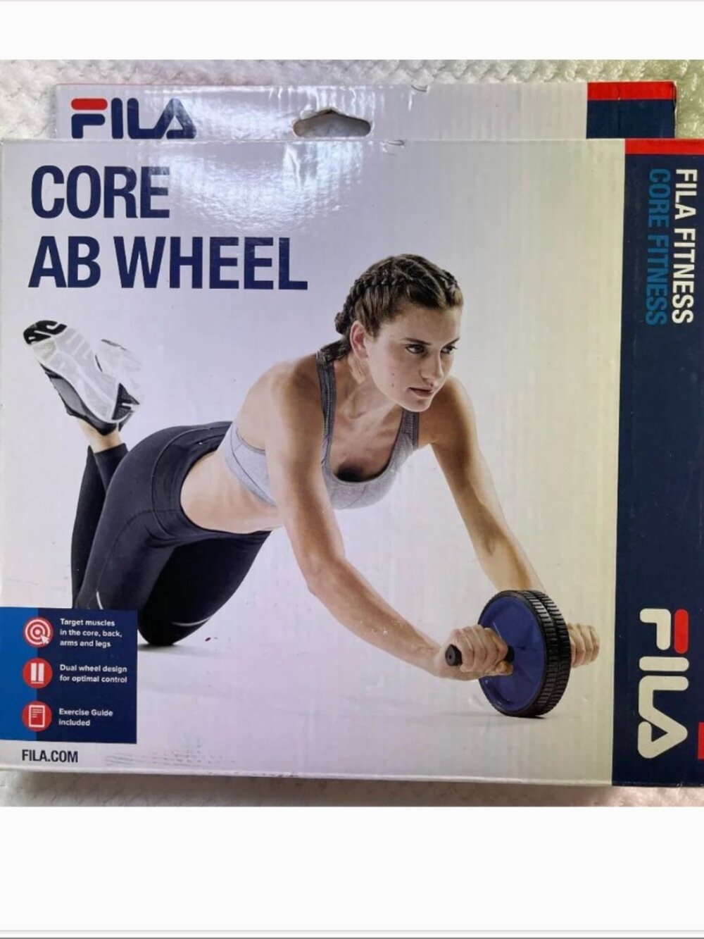 NIB Fila Core Ab Wheel Exercise Home gym
